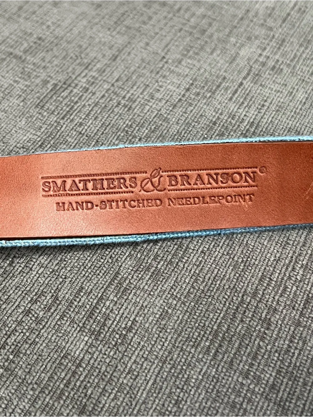 Smathers & Branson hand stitched